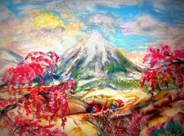 Pittura intitolato "Japan" da Svety Art, Opera d'arte originale