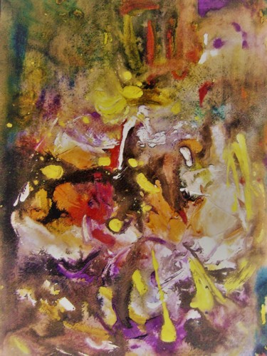 Malerei mit dem Titel "Flight of the butte…" von Svetlana Prokosheva, Original-Kunstwerk