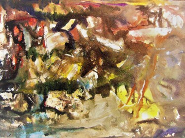 Painting titled "Captured yellow." by Svetlana Prokosheva, Original Artwork