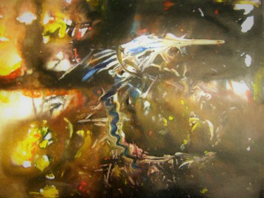 Painting titled "The birth of the wo…" by Svetlana Prokosheva, Original Artwork