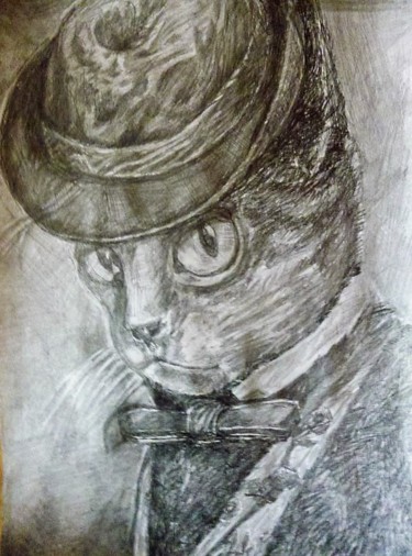 Drawing titled "Portrait." by Svetlana Prokosheva, Original Artwork, Graphite