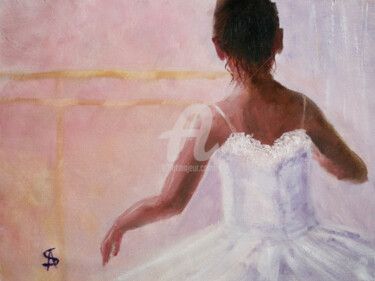 Pintura intitulada "Ballerina I" por Svetlana Samovarova (SA.LANA), Obras de arte originais, Óleo