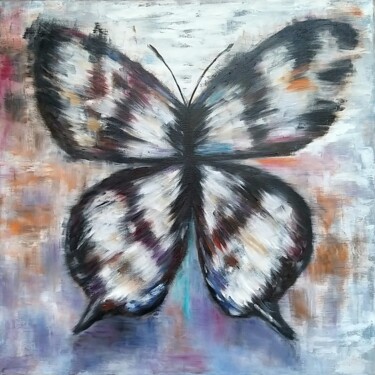 Pittura intitolato "Butterfly." da Svetlana Samsonova, Opera d'arte originale, Olio
