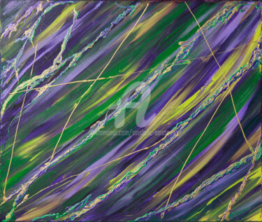 Painting titled "Lavender" by Svetlana Saratova, Original Artwork, Acrylic
