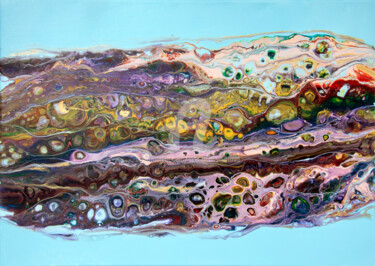 Painting titled "Kaleidoscope 3, Abs…" by Svetlana Saratova, Original Artwork, Acrylic