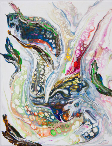 Peinture intitulée "Color abstraction 3" par Svetlana Saratova, Œuvre d'art originale, Acrylique