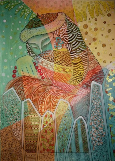 Incisioni, stampe intitolato "The dreams of Mongo…" da Svetlana Sokol, Opera d'arte originale, Stampa digitale