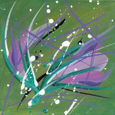Malerei mit dem Titel "DREAM IN THE GREENH…" von Svetlana Sokolova, Original-Kunstwerk, Acryl