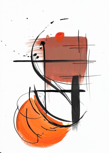 "ORANGE SLICE" başlıklı Tablo Svetlana Sokolova tarafından, Orijinal sanat, Akrilik