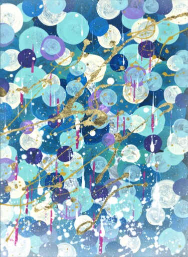 Malerei mit dem Titel "NEW YEAR IS COMING!" von Svetlana Sokolova, Original-Kunstwerk, Acryl