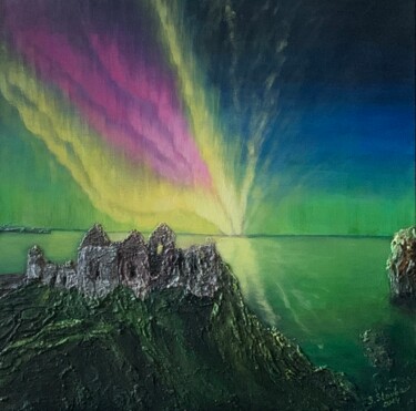 Peinture intitulée "Glow above the Dunl…" par Svetlana Stovba, Œuvre d'art originale, Acrylique