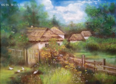 Картина под названием "Липень 2023" - Светлана Заканач, Подлинное произведение искусства, Масло