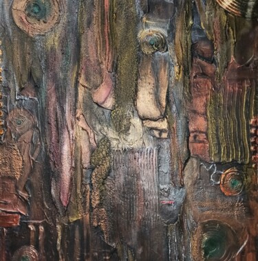 Картина под названием "Двое" - Светлана Григорович, Подлинное произведение искусства, Акрил