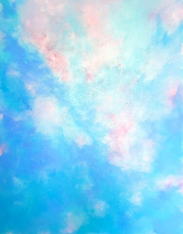 Картина под названием "Air" - Svetlana Sky, Подлинное произведение искусства, Акрил