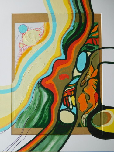 Malerei mit dem Titel "AFRICA" von Svetlozar Tenov, Original-Kunstwerk, Acryl