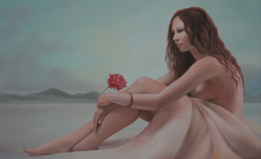 Картина под названием "В тишине" - Наталья Светненко, Подлинное произведение искусства