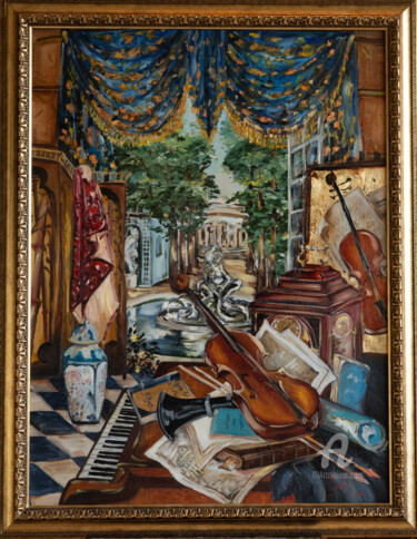 Картина под названием "Terpsichore" - Svet Schiel Gallery, Подлинное произведение искусства, Масло