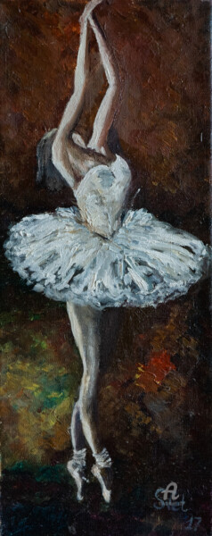 Картина под названием "Ballerina 2" - Svet Schiel Gallery, Подлинное произведение искусства, Масло