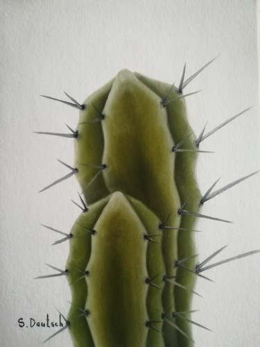 Картина под названием "kaktus 221" - Svitlana Deutsch (светлана дойч), Подлинное произведение искусства, Масло