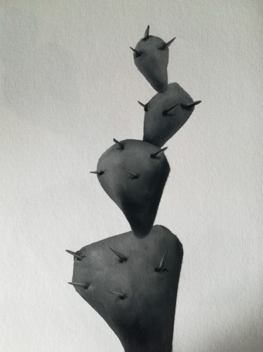 Картина под названием "kaktus 241" - Svitlana Deutsch (светлана дойч), Подлинное произведение искусства, Масло