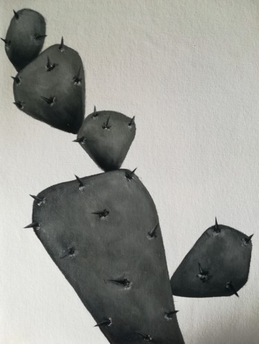 Картина под названием "kaktus 242" - Svitlana Deutsch (светлана дойч), Подлинное произведение искусства, Масло