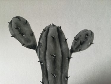 Картина под названием "kaktus 244" - Svitlana Deutsch (светлана дойч), Подлинное произведение искусства, Масло