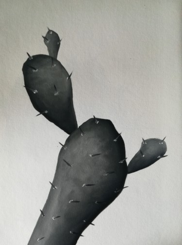 Картина под названием "kaktus 239" - Svitlana Deutsch (светлана дойч), Подлинное произведение искусства, Масло