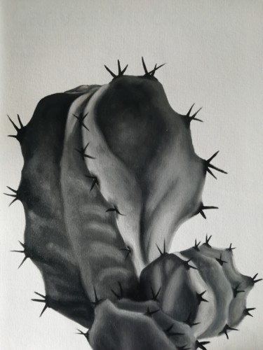 Картина под названием "kaktus 240" - Svitlana Deutsch (светлана дойч), Подлинное произведение искусства, Масло