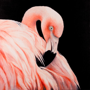 Peinture intitulée "Pink tenderness" par Svitlana Miku, Œuvre d'art originale, Huile