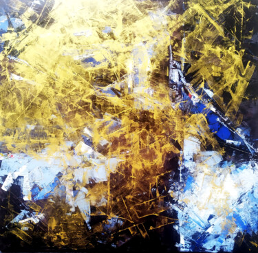 Malerei mit dem Titel "Abstract Painting O…" von Svitlana Prokopalo, Original-Kunstwerk, Öl