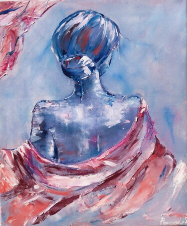 Картина под названием "The girl and the dr…" - Svitlana Prokopalo, Подлинное произведение искусства, Масло