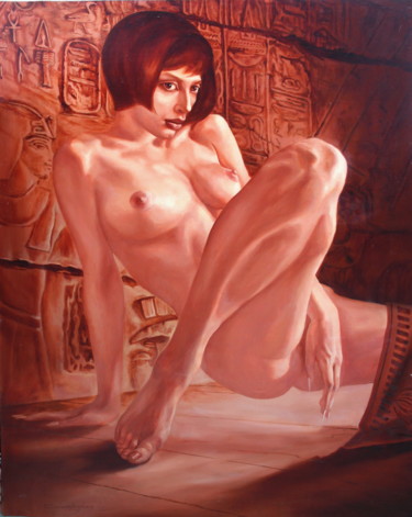 Pintura titulada ""Ремикс"" por Svetlana Sokolovskaia, Obra de arte original, Oleo Montado en Bastidor de camilla de madera
