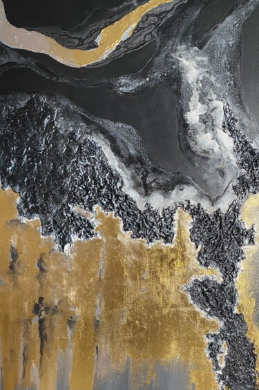 Картина под названием "In Process" - Светлана Вылегжанина, Подлинное произведение искусства, Акрил Установлен на Деревянная…