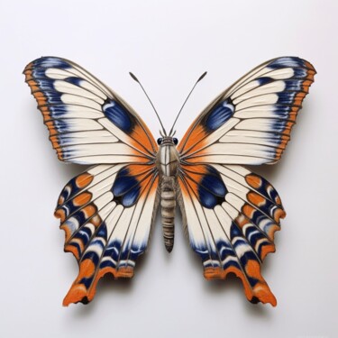 Arts numériques intitulée "Butterfly 3" par Swannai, Œuvre d'art originale, Image générée par l'IA