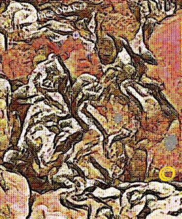 Digital Arts titled "1/1 Le dragon" by Swedy, Original Artwork, Digital Painting