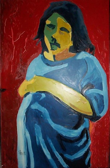 Peinture intitulée "Grossesse" par Emmanuel Fischer, Œuvre d'art originale
