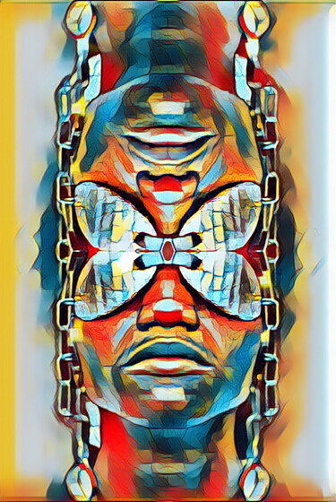 Digitale Kunst getiteld "Afrocolor" door Swoop, Origineel Kunstwerk, Foto Montage