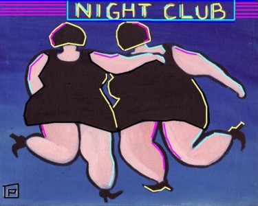 Digital Arts titled "BIG GIRLS NIGHT OUT" by Sword, Original Artwork