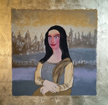 Malerei mit dem Titel "MARA LOUISA" von Sybille Hirth, Original-Kunstwerk, Acryl