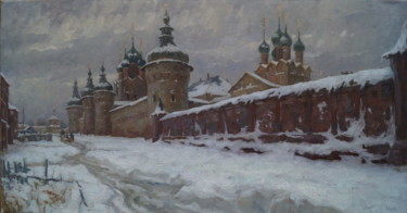 Painting titled "Ростов Великий" by Vasilii Sychev, Original Artwork, Oil