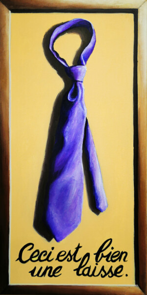Painting titled "LA LAISSE" by Syl20, Original Artwork, Acrylic Mounted on Wood Stretcher frame