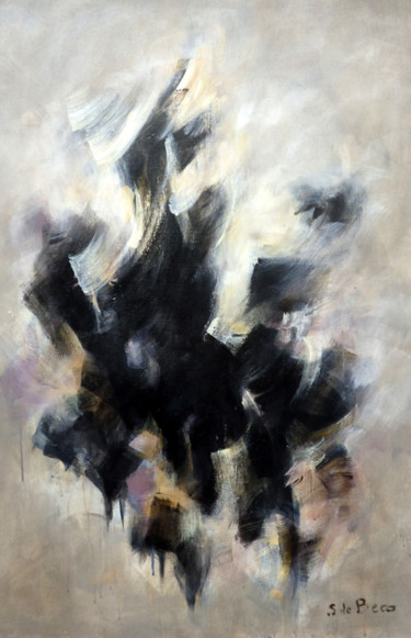 Pittura intitolato "fugues N.1" da Sylvie De Beco, Opera d'arte originale, Acrilico