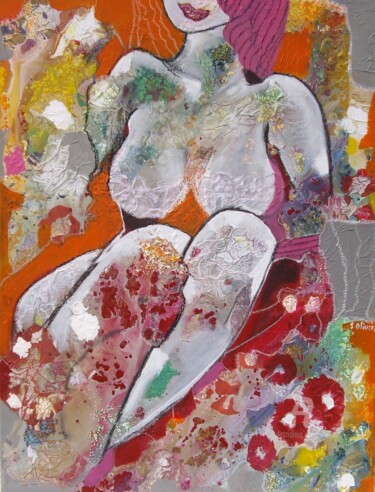 Peinture intitulée "Lumières d'été" par Sylvie Oliveri, Œuvre d'art originale, Acrylique
