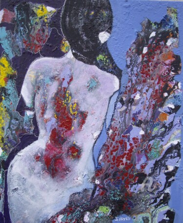 Pittura intitolato "Immersion" da Sylvie Oliveri, Opera d'arte originale, Acrilico