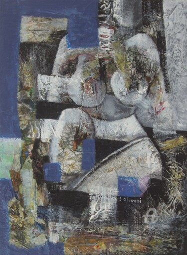 Schilderij getiteld "Cubisme au féminin" door Sylvie Oliveri, Origineel Kunstwerk, Acryl