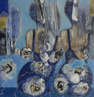 Peinture intitulée "Fin d'été" par Sylvie Oliveri, Œuvre d'art originale, Acrylique
