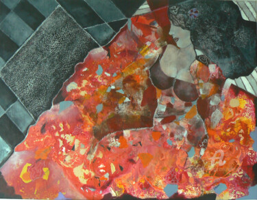 Peinture intitulée "Dans de beaux draps" par Sylvie Oliveri, Œuvre d'art originale, Acrylique