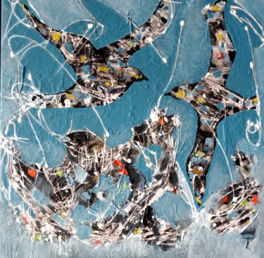 绘画 标题为“Liberté” 由Sylvie Oliveri, 原创艺术品, 丙烯