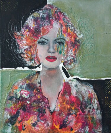 Peinture intitulée "Une autre version d…" par Sylvie Oliveri, Œuvre d'art originale, Acrylique