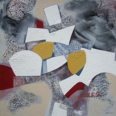 Painting titled "Turbulences" by Sylvie Oliveri, Original Artwork, Acrylic